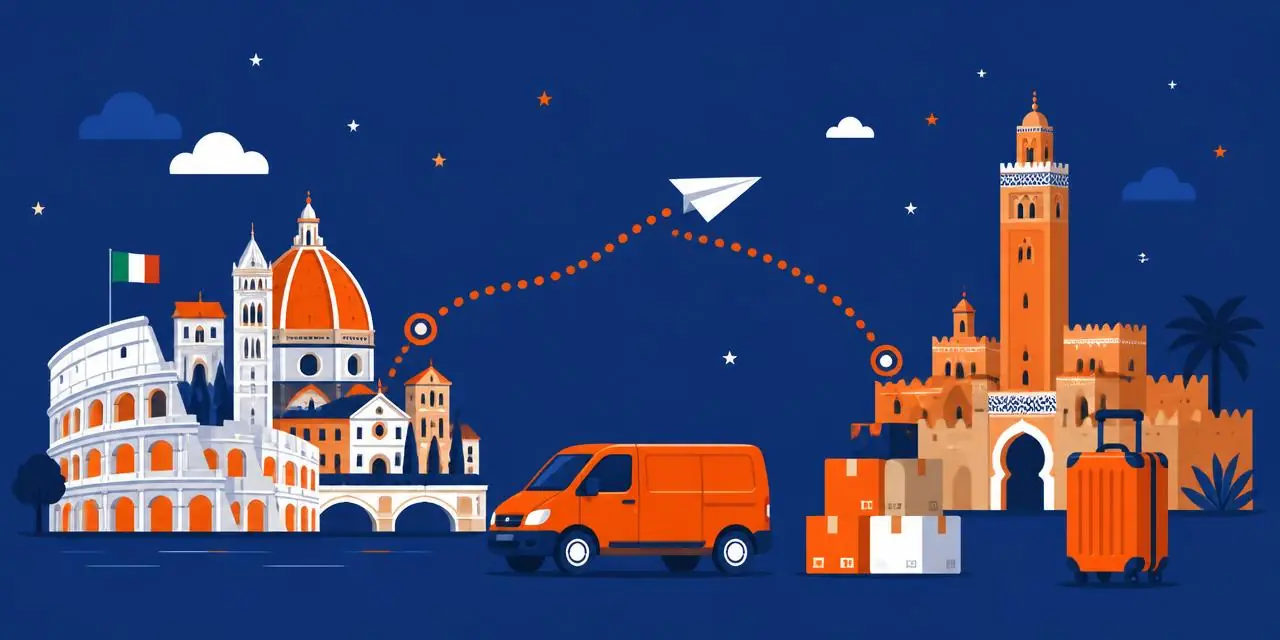 Spedizioni tra Italia e Marocco con Fargonett
